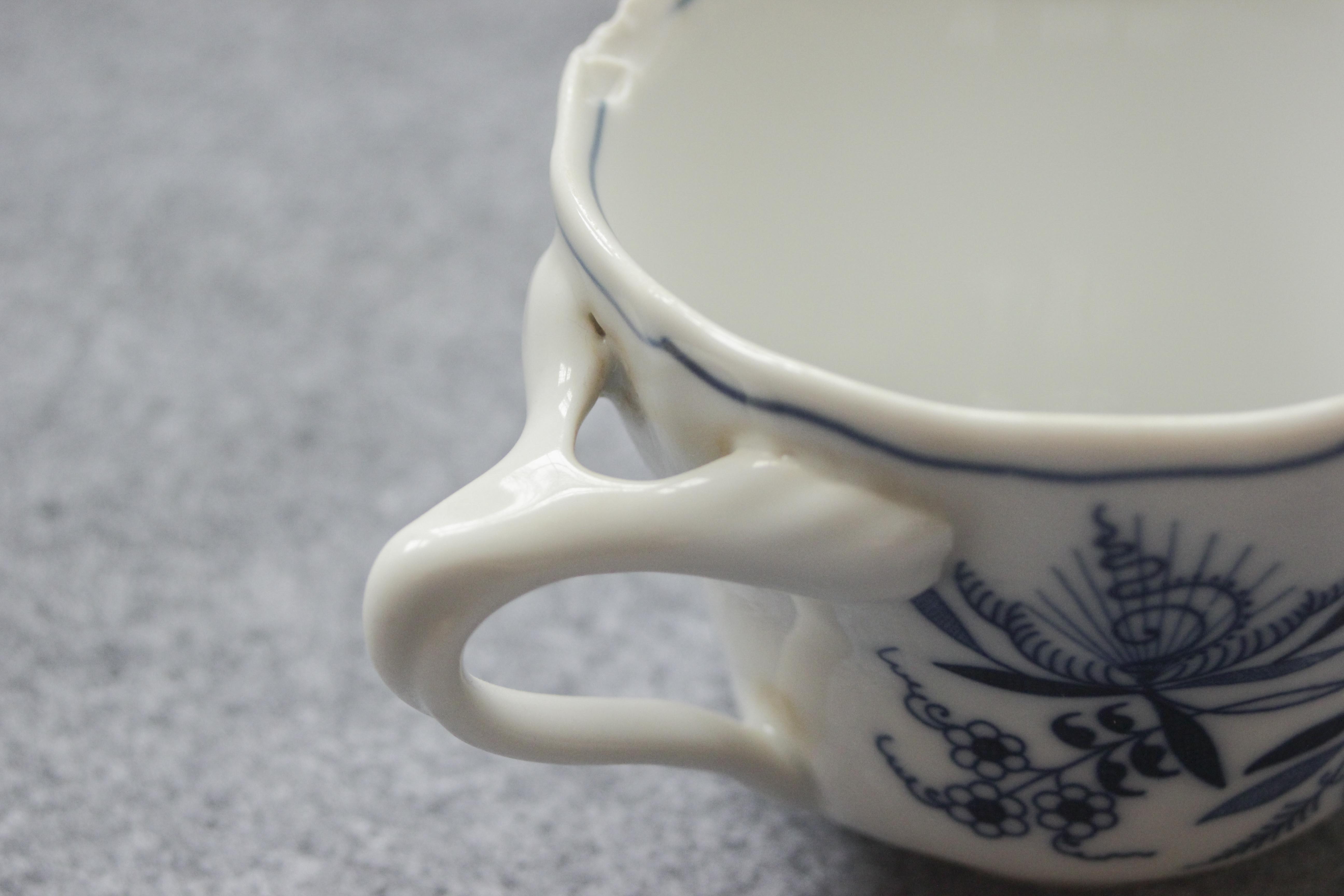 Set of Blue Danube Blue Onion China