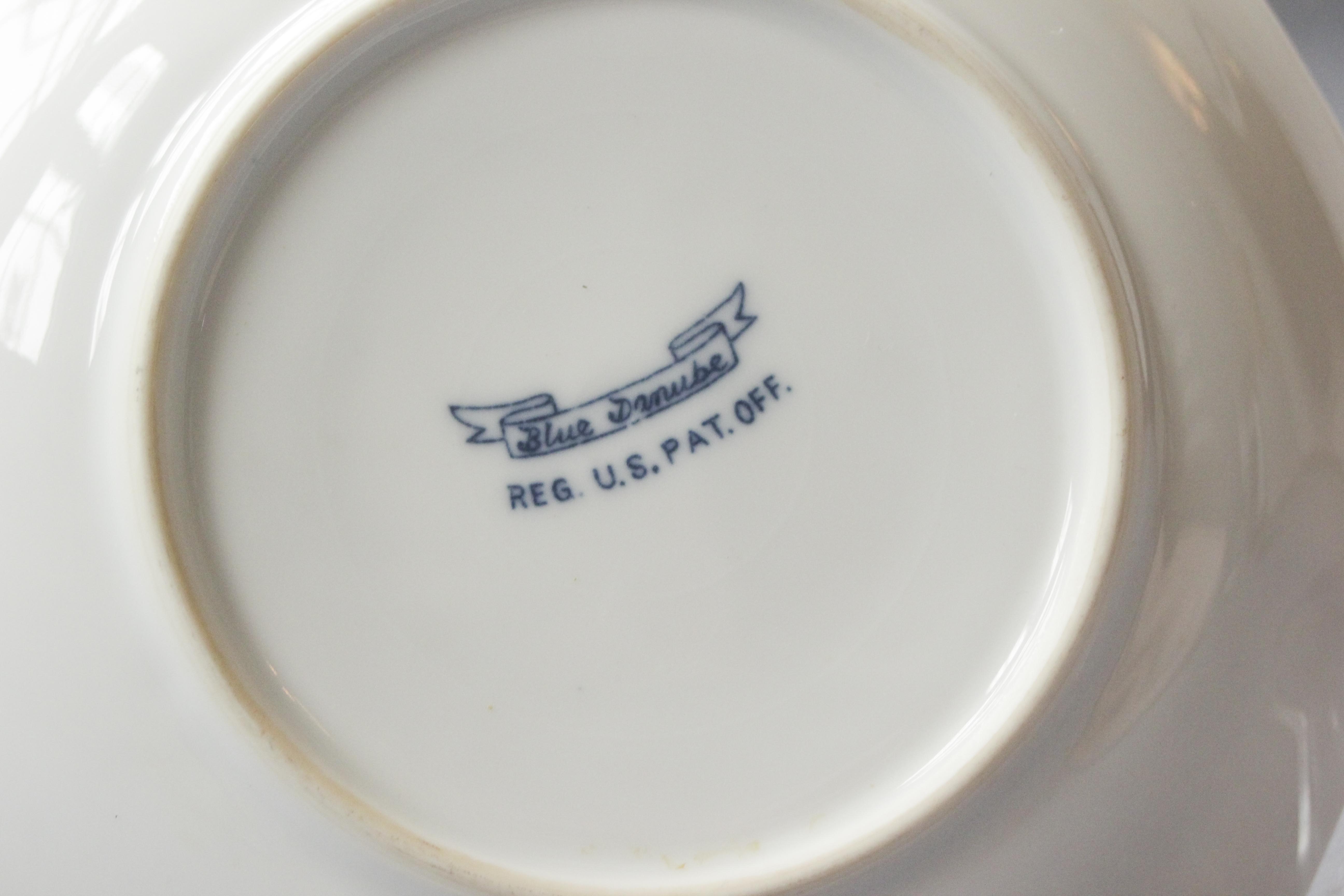 Set of Blue Danube Blue Onion China