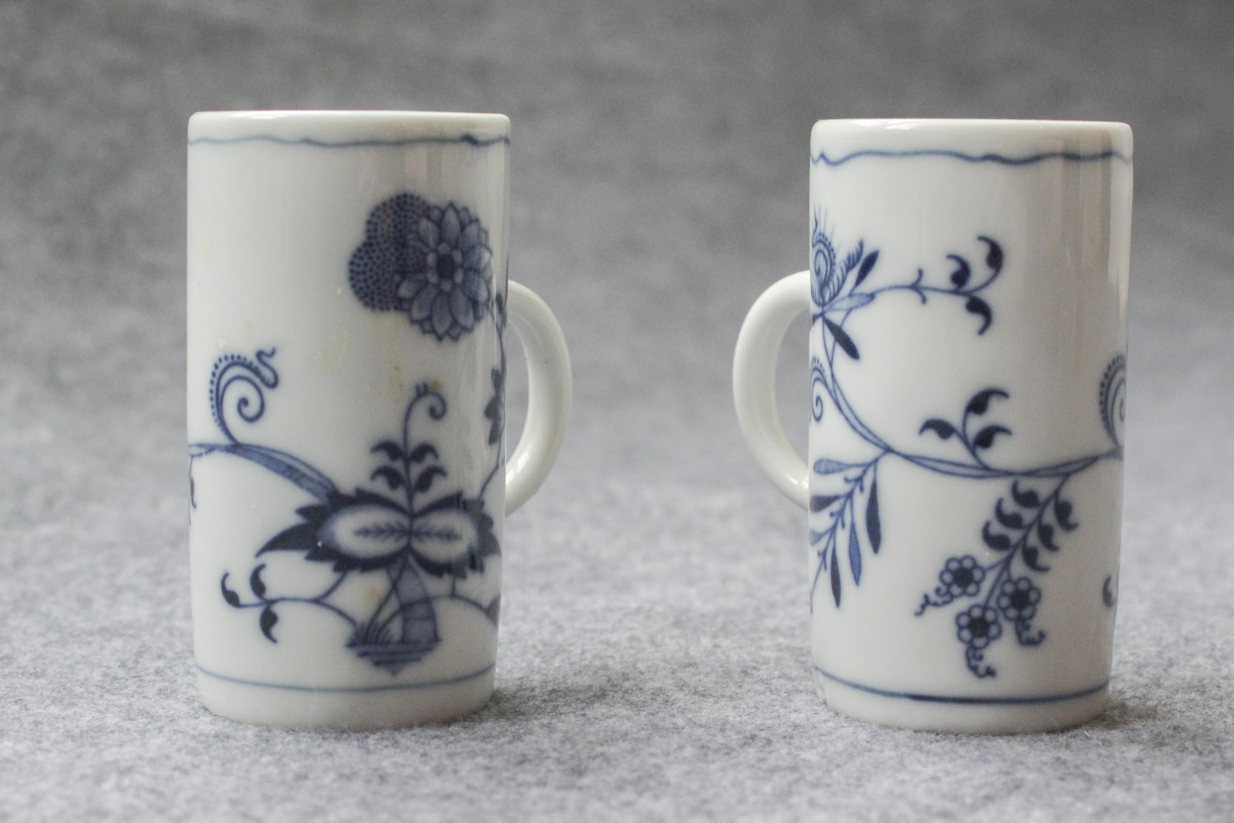 Set of Blue Danube Blue Onion China