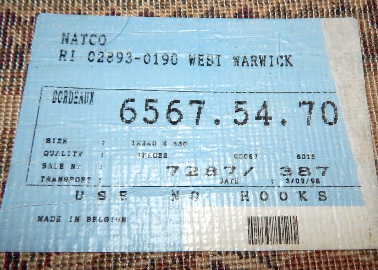 Belgium Natco Area Rug