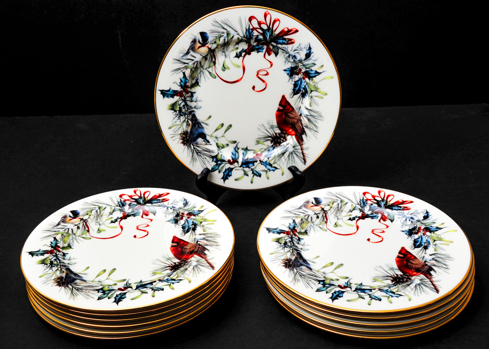 Lenox "Winter Greetings" Salad Plates
