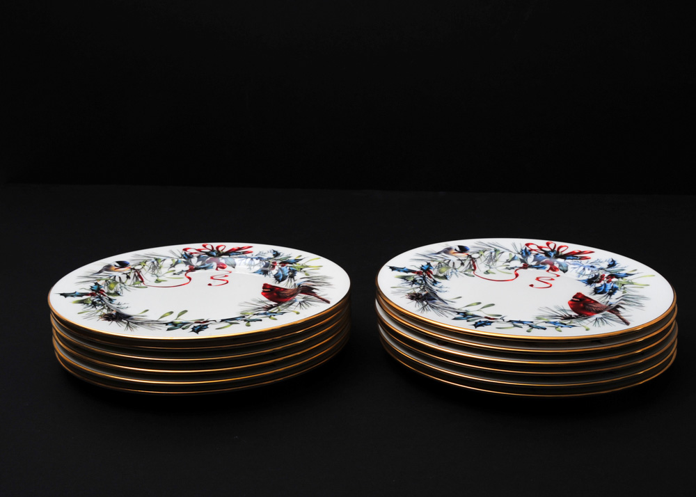 Lenox "Winter Greetings" Salad Plates