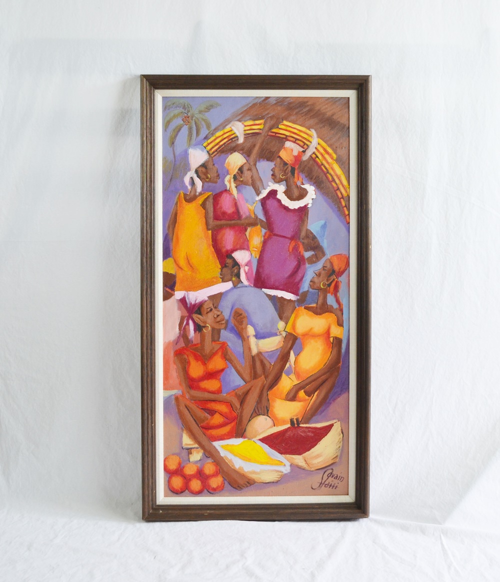 Petion Savain Original Oil On Canvas