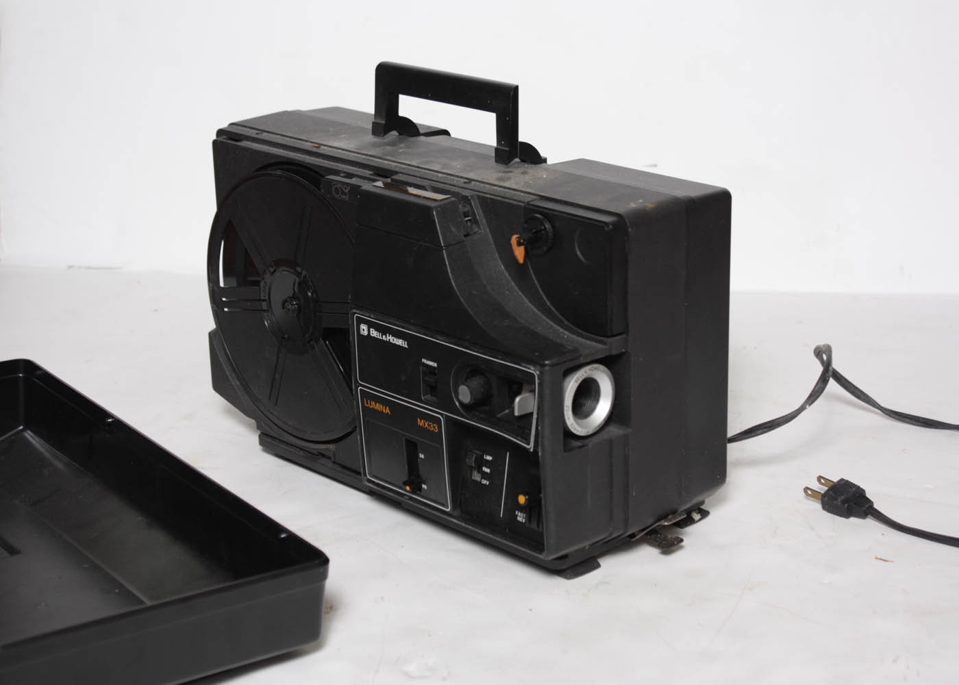 Bell & Howell Lumina MX33 Movie Projector and Screen
