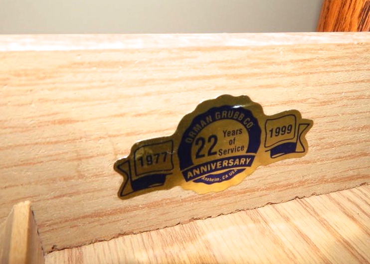 Orman Grubb Company Computer Desk