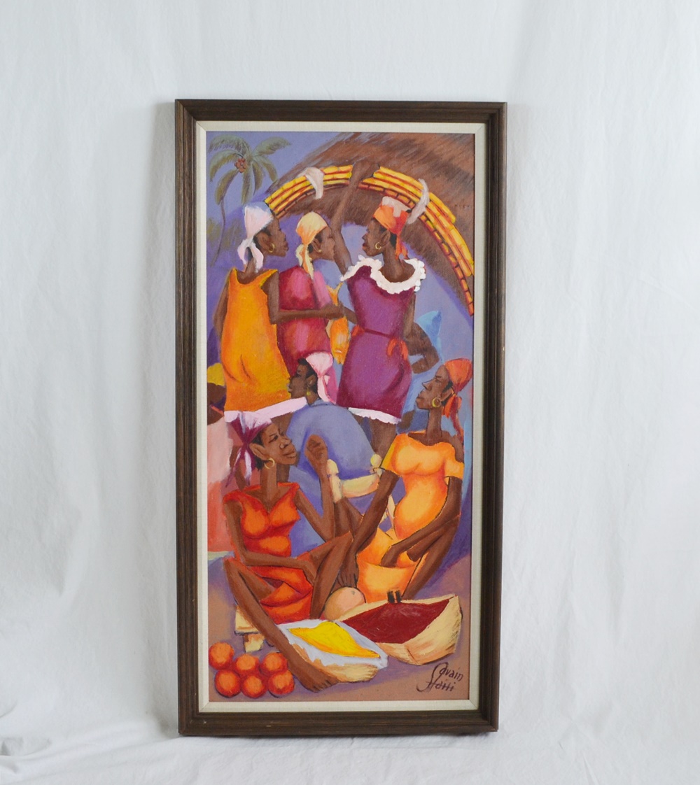 Petion Savain Original Oil On Canvas