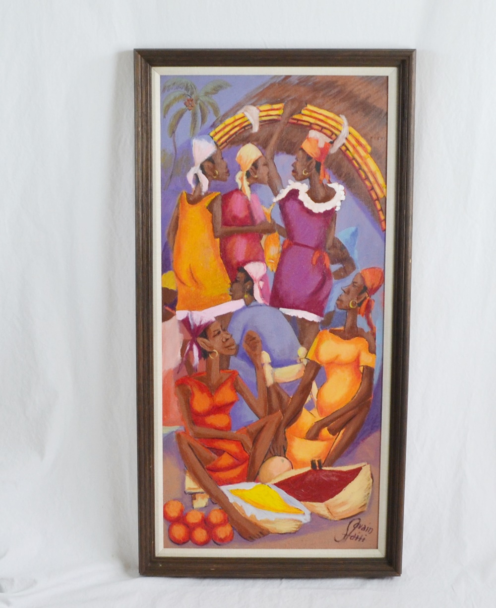 Petion Savain Original Oil On Canvas