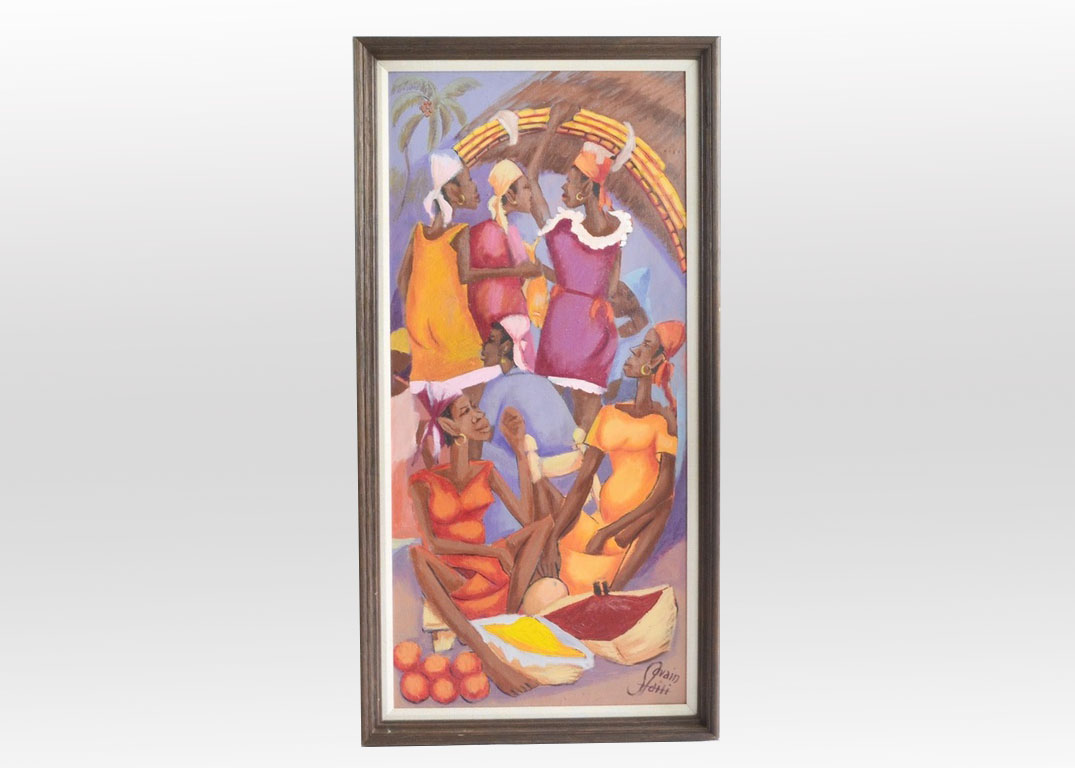 Petion Savain Original Oil On Canvas