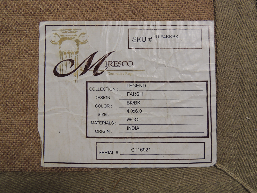 Persian Style Miresco Wool Rug