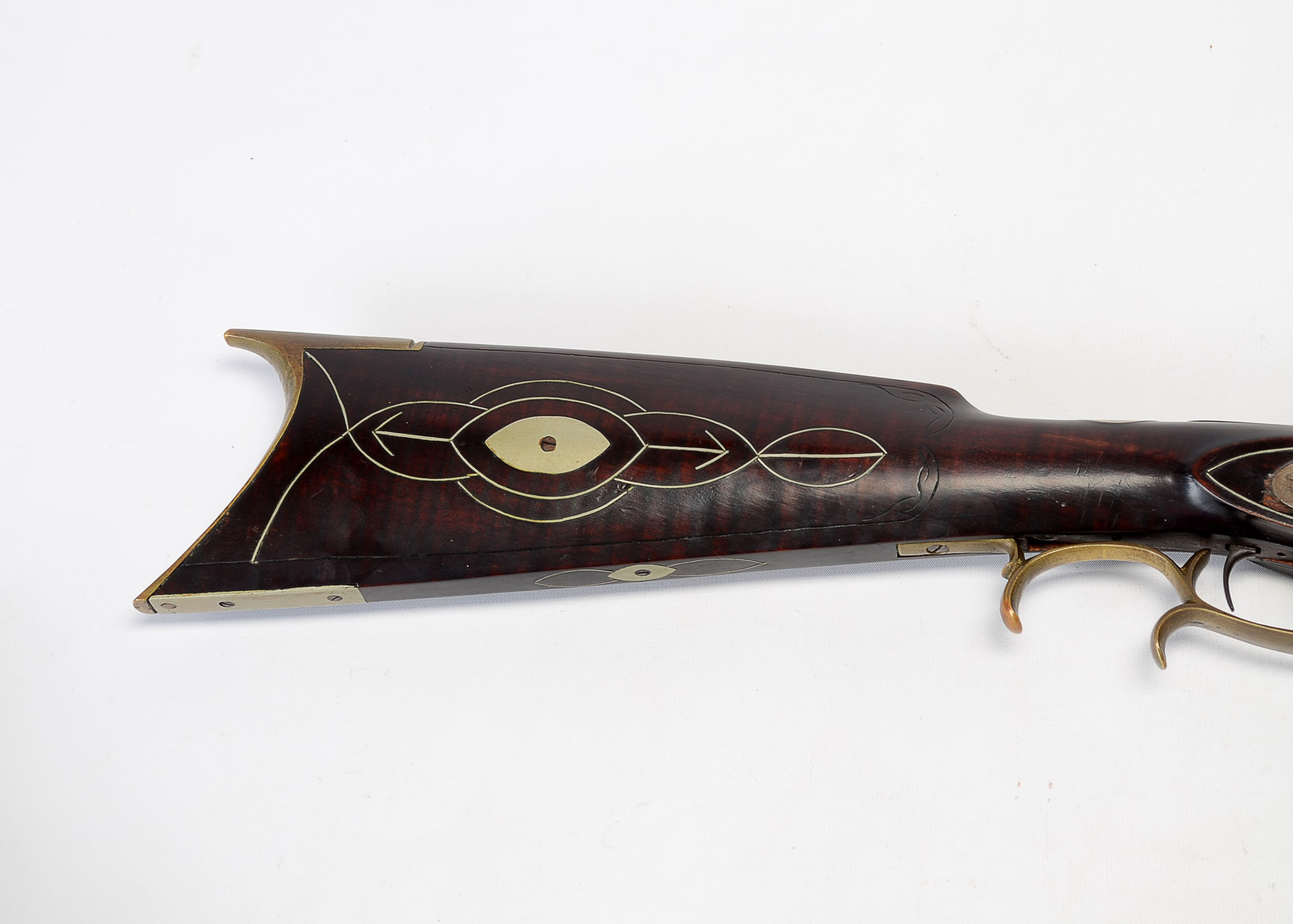 Rare Samuel Carper Signed and Numbered Half Stock Rifle