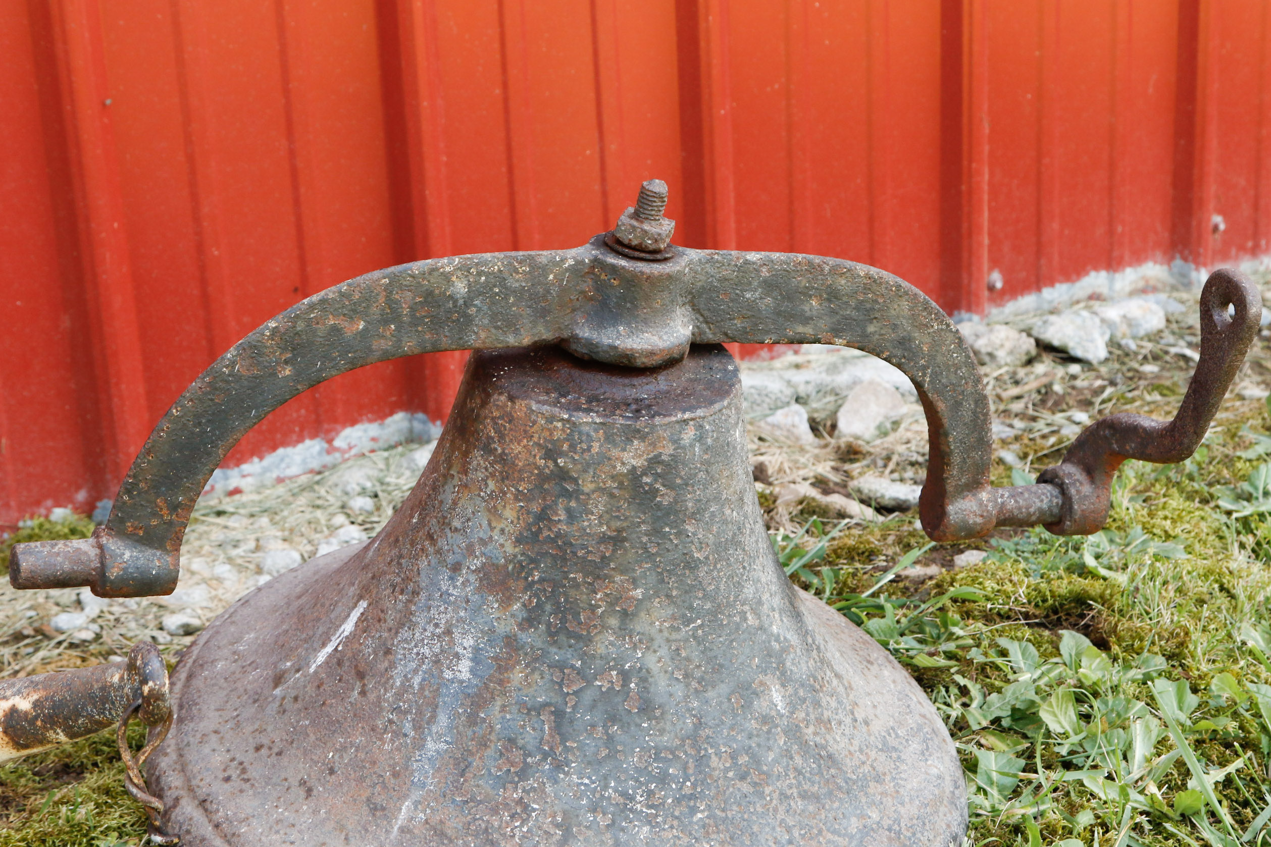 Two Antique Farmhouse Dinner Bells