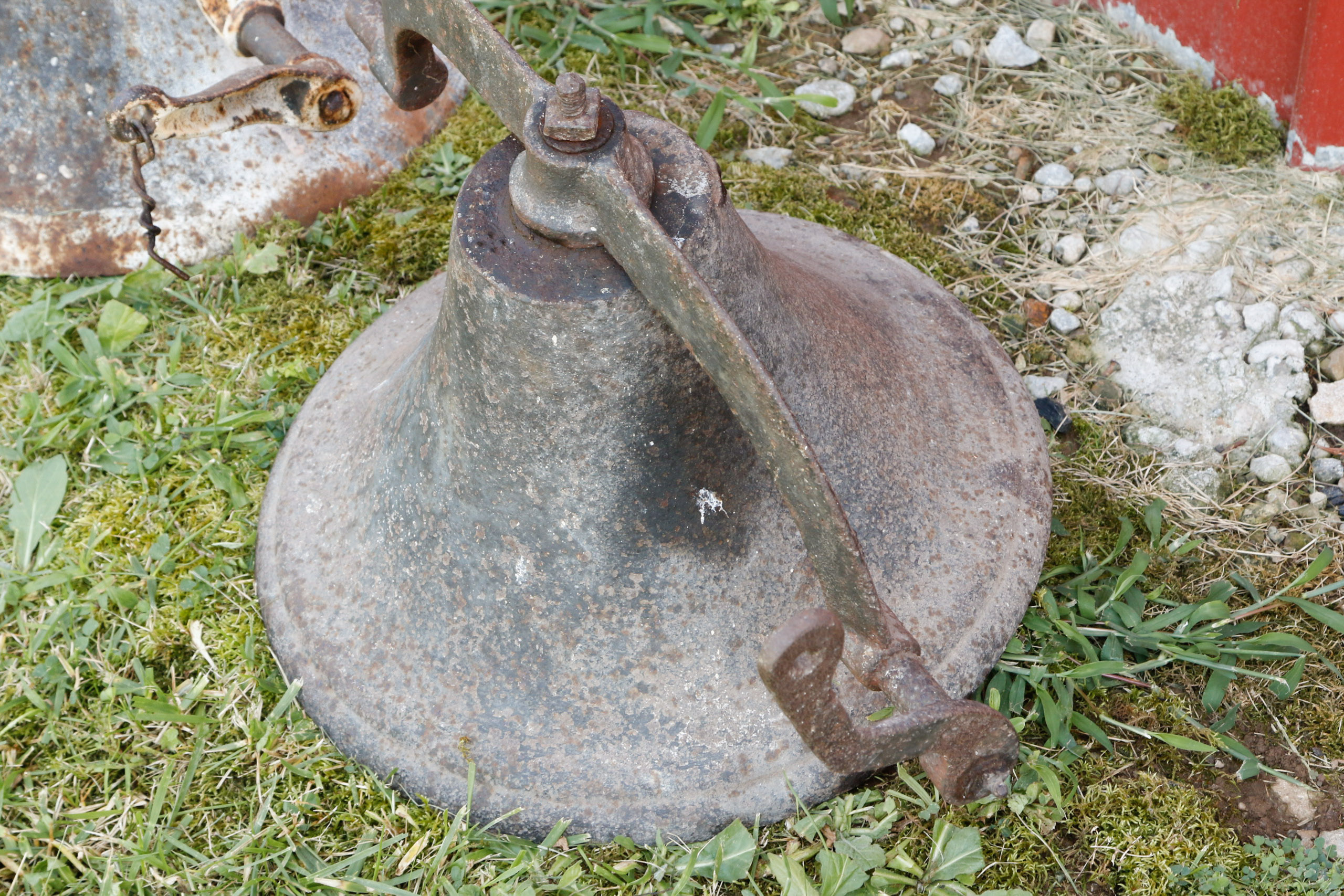 Two Antique Farmhouse Dinner Bells