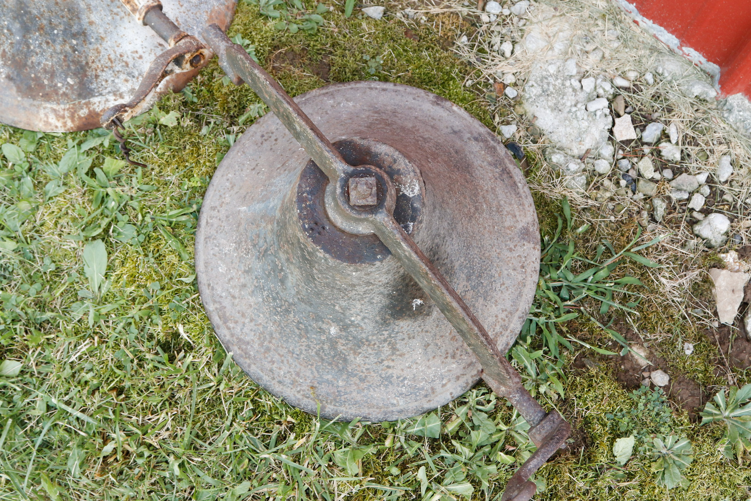Two Antique Farmhouse Dinner Bells