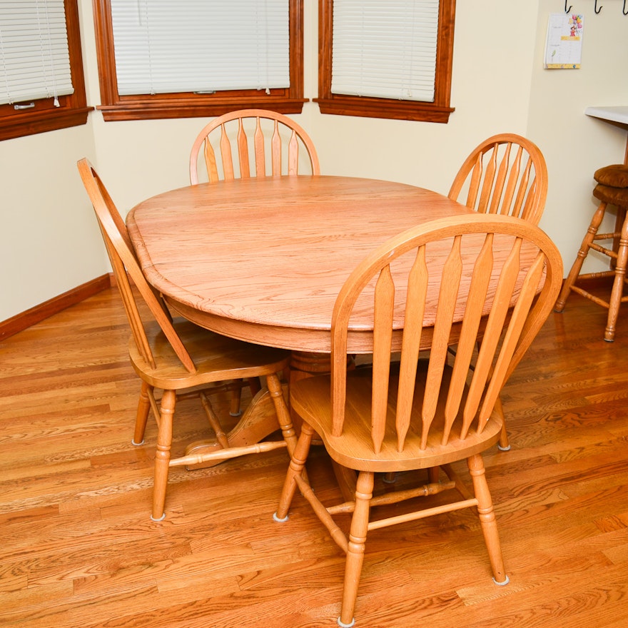 Amish Oak Country Kitchen Table