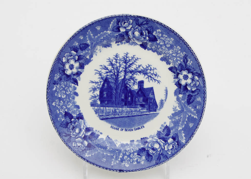 W. Adams & Sons Transferware Plate