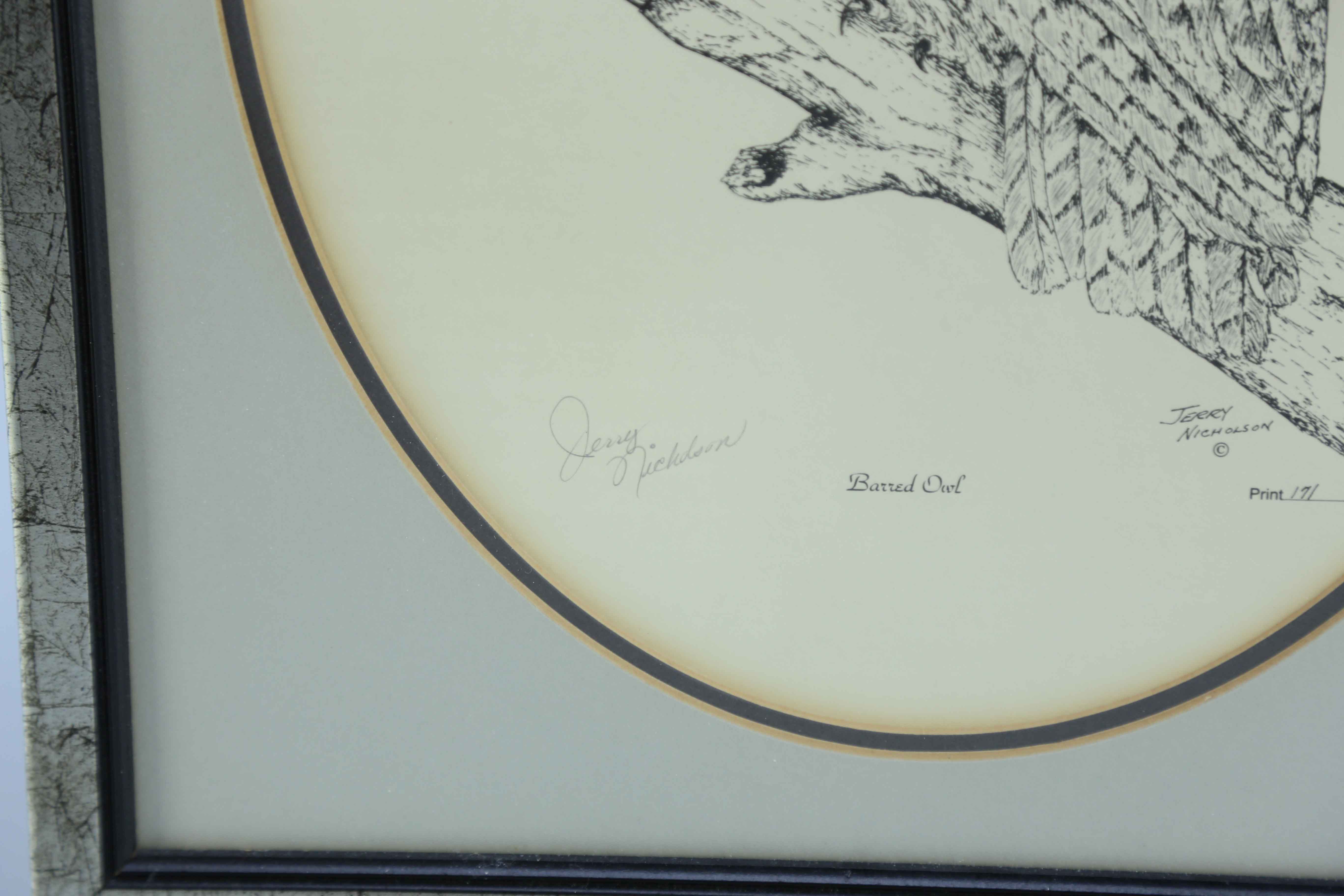 Signed Jerry Nicholson Prints