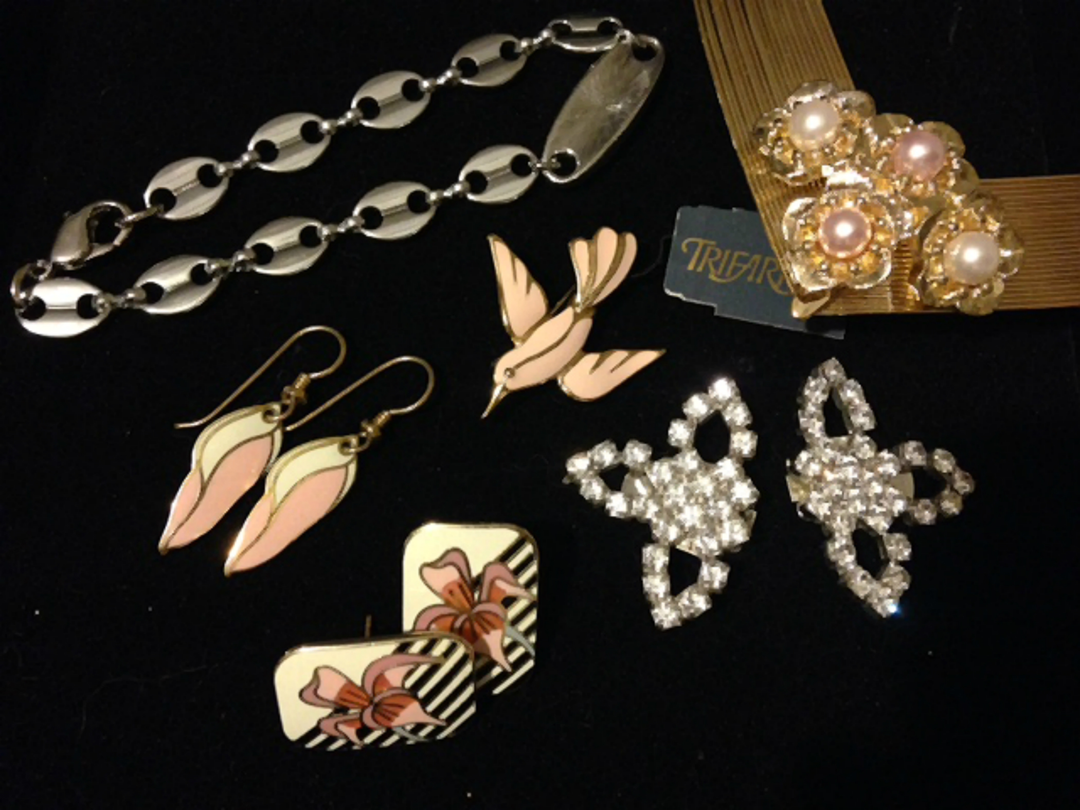 Vintage Costume Jewelry from Trafari, Bluette, and Laurel Burch