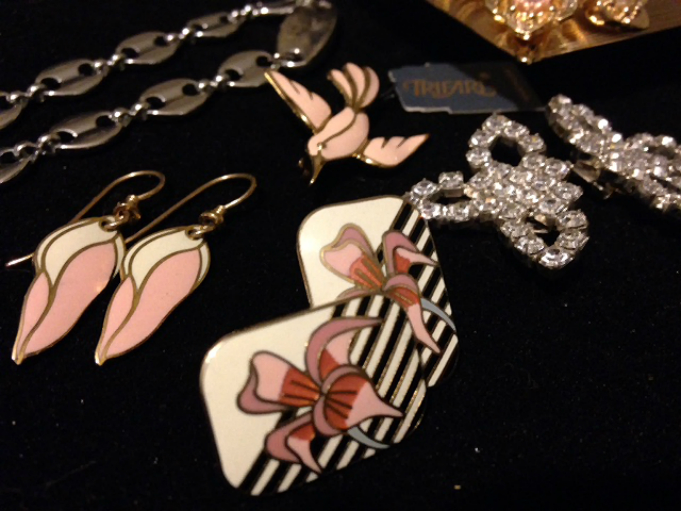 Vintage Costume Jewelry from Trafari, Bluette, and Laurel Burch