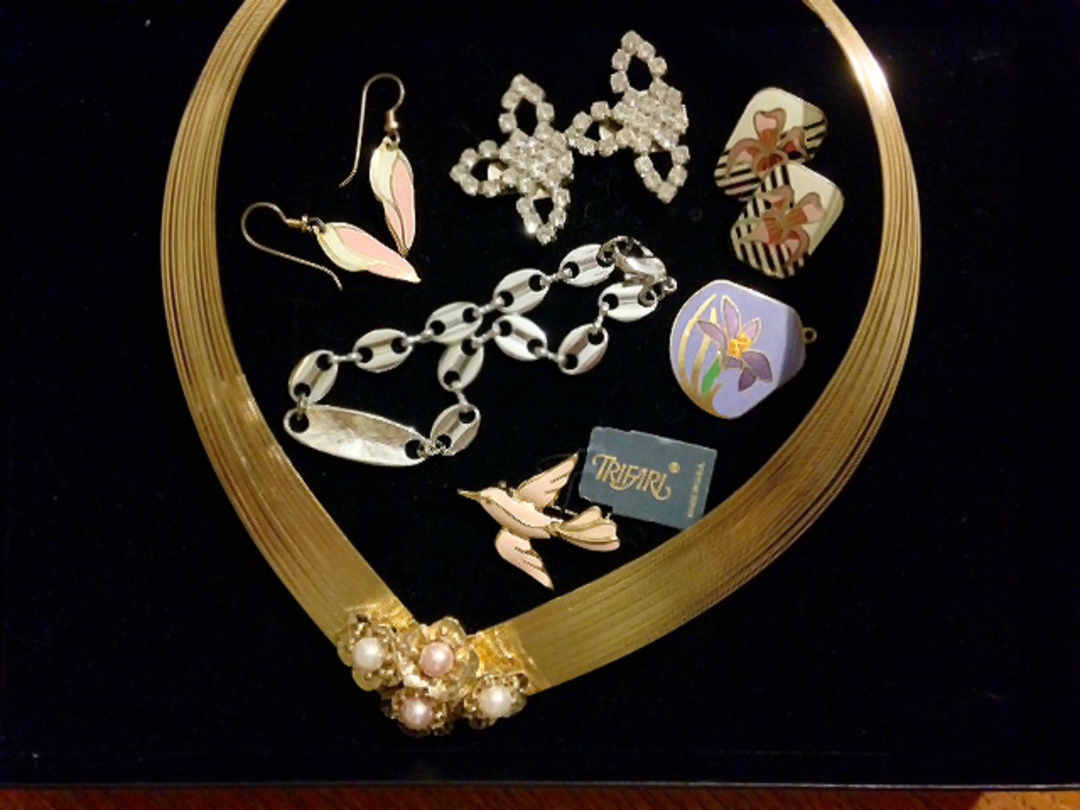 Vintage Costume Jewelry from Trafari, Bluette, and Laurel Burch
