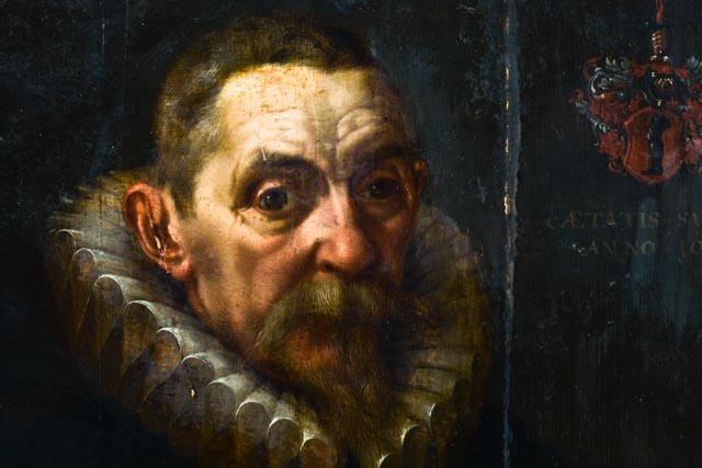 Dutch Golden Age Portrait Painting Circa 1612