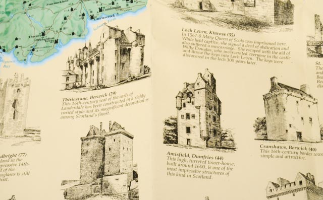 August Weidenbach Original Landscape Painting of Scottish Castle