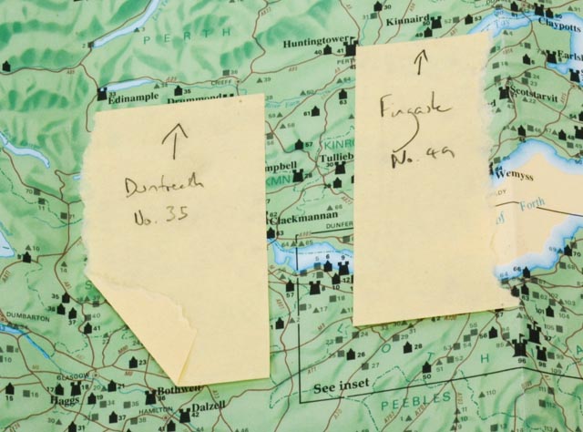 August Weidenbach Original Landscape Painting of Scottish Castle