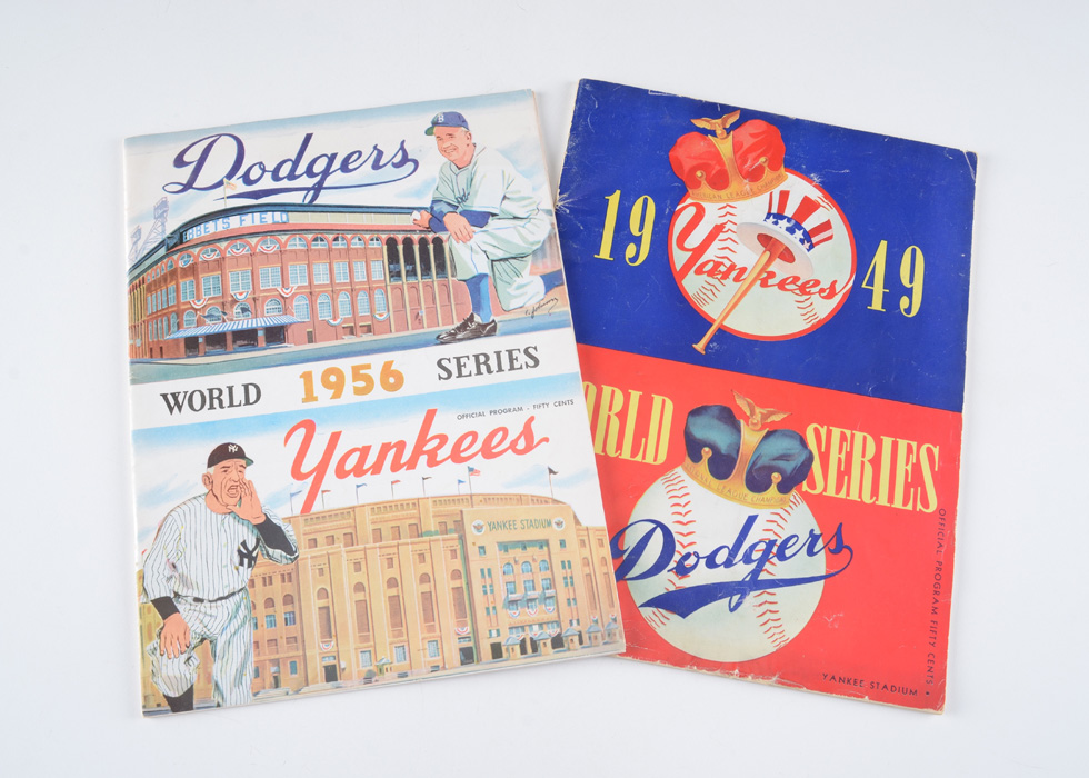 1949 and 1956 World Series Programs