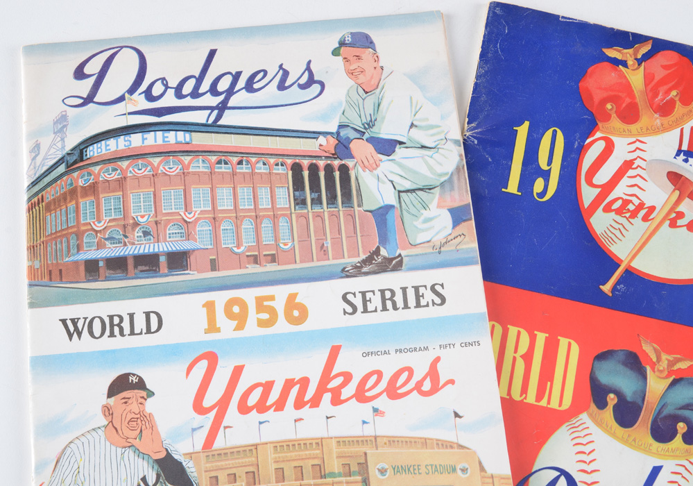 1949 and 1956 World Series Programs