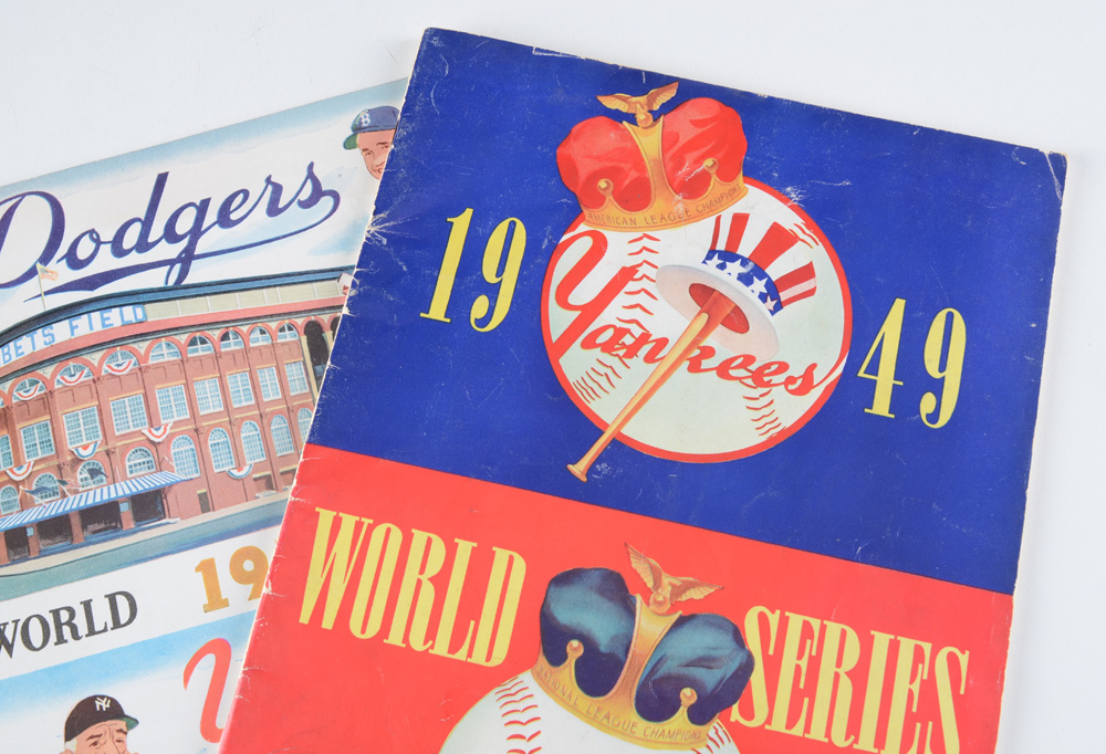 1949 and 1956 World Series Programs