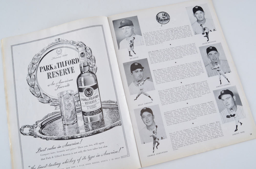 1949 and 1956 World Series Programs