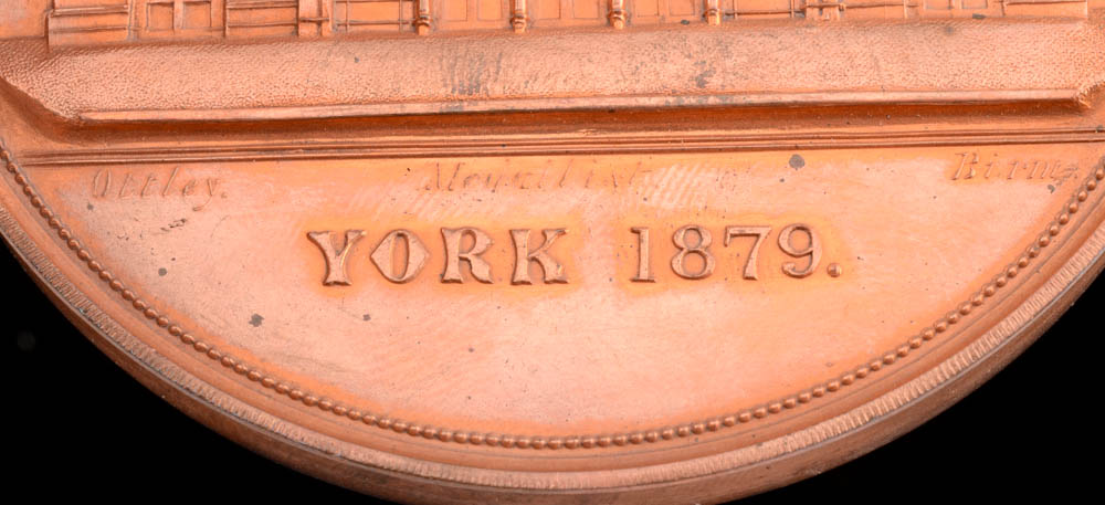 1879 Yorkshire Fine Art and Industrial Exhibition Bronze Medal