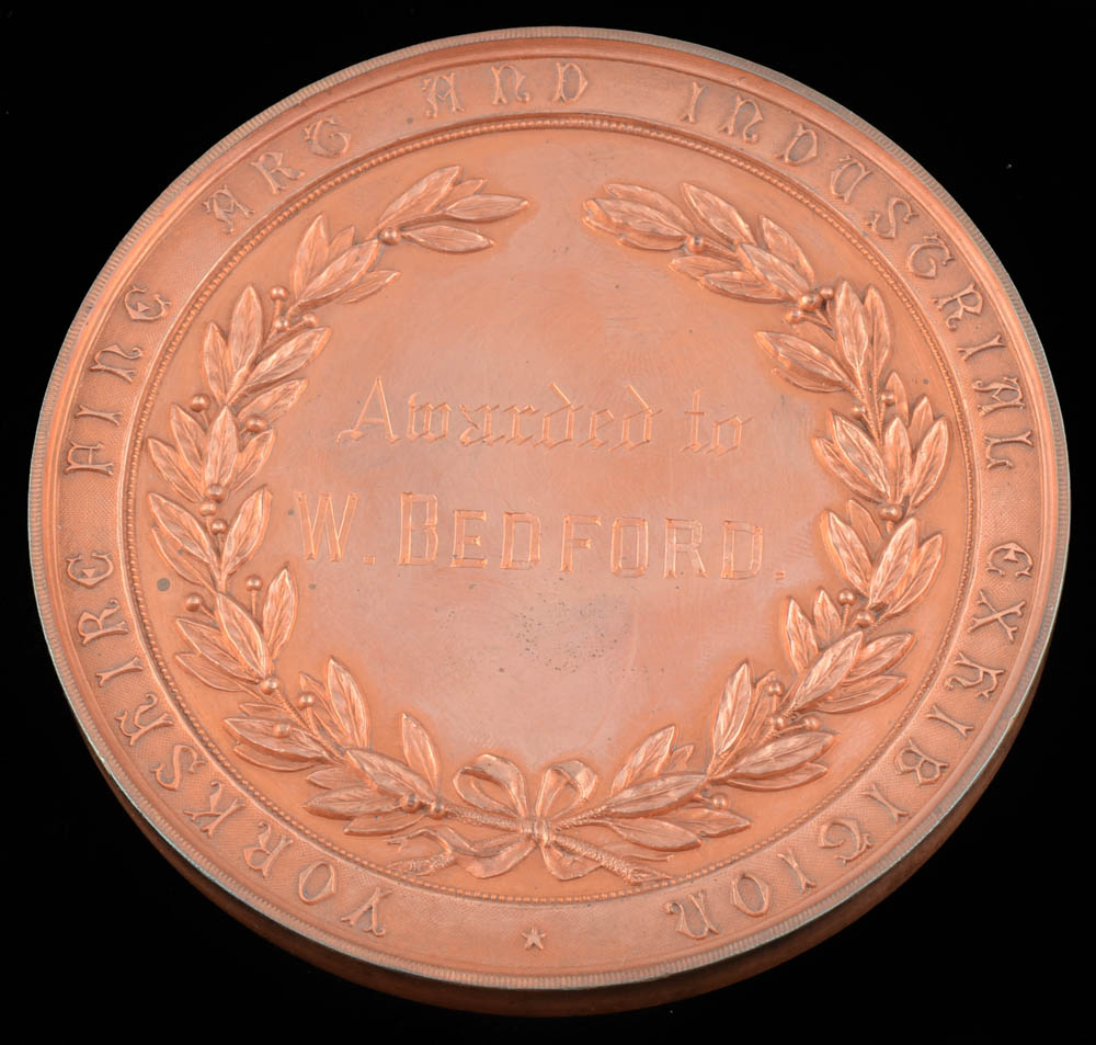 1879 Yorkshire Fine Art and Industrial Exhibition Bronze Medal