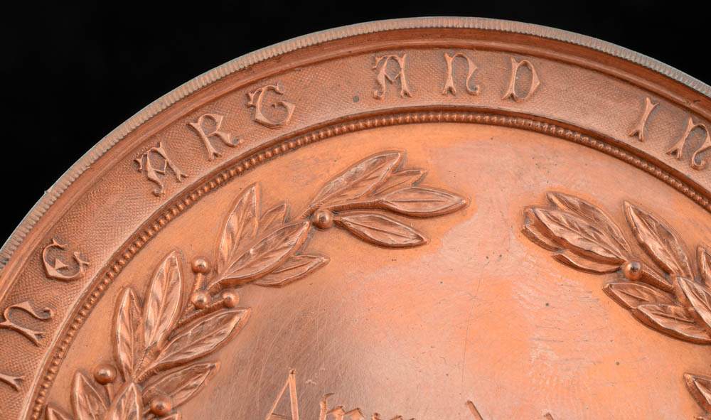 1879 Yorkshire Fine Art and Industrial Exhibition Bronze Medal