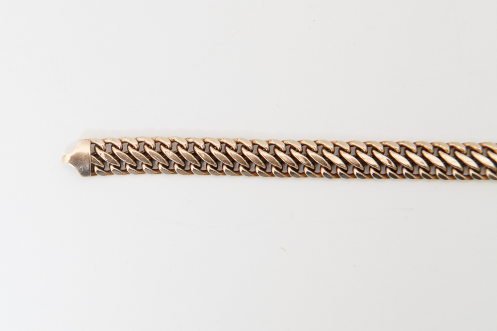 14k Yellow Gold Italian Link Bracelet