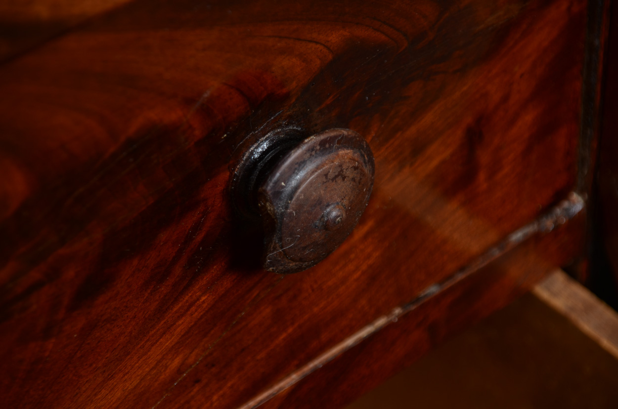 Antique Empire Flame Mahogany Dresser