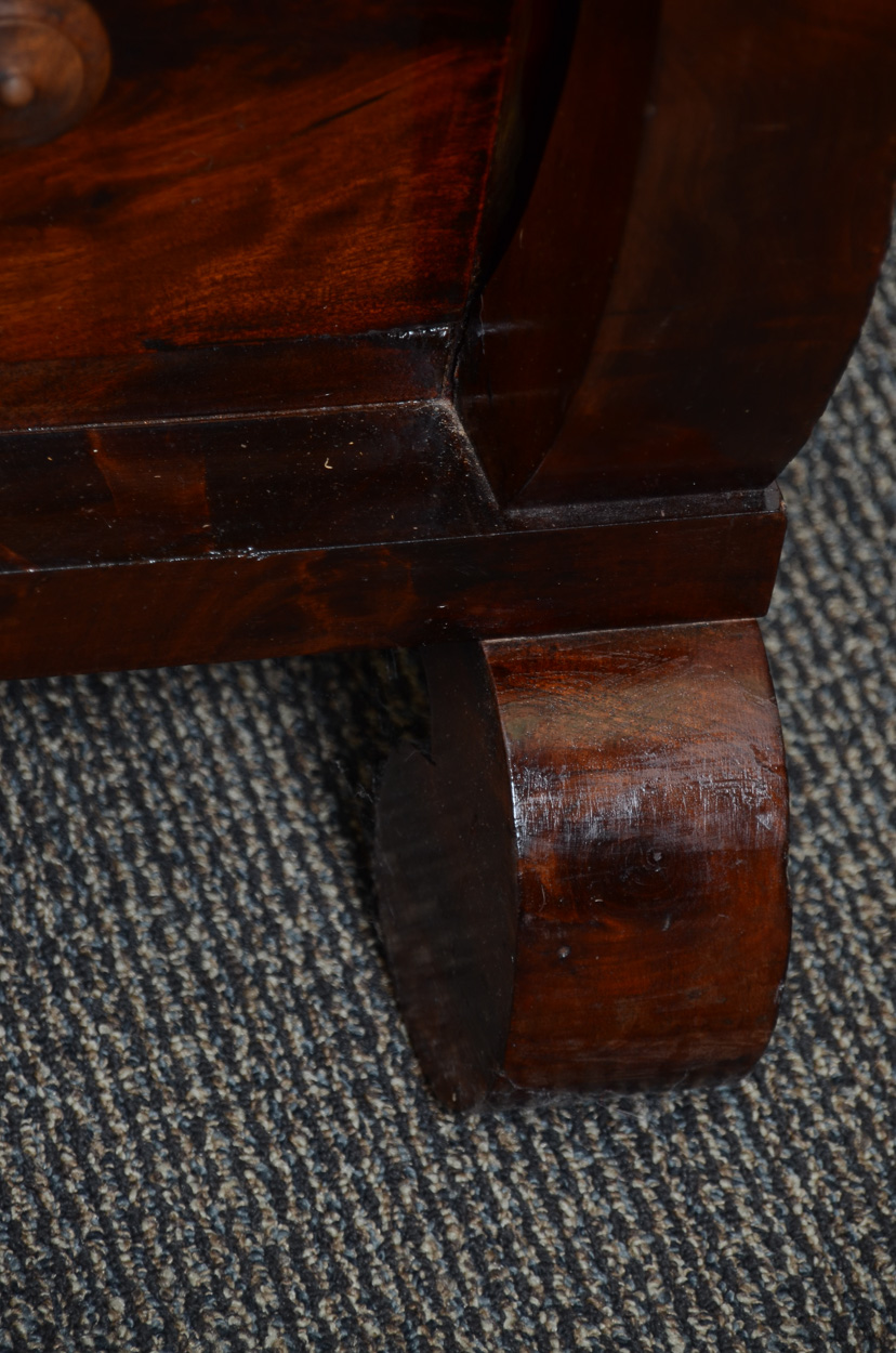 Antique Empire Flame Mahogany Dresser