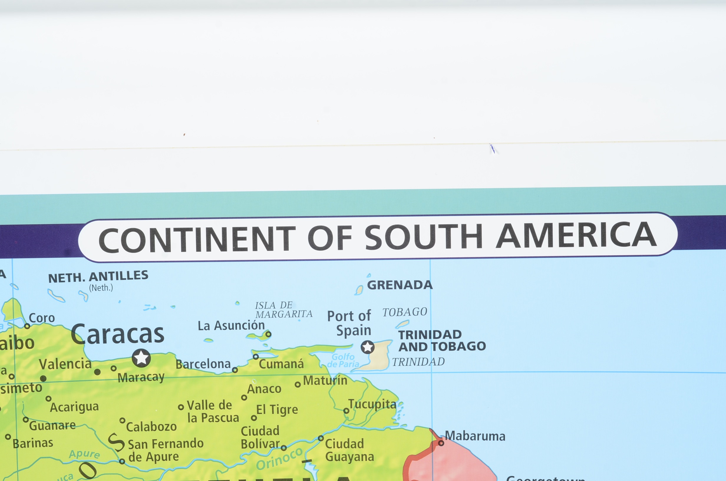 Rand McNally Pull Down School Map;North and South America