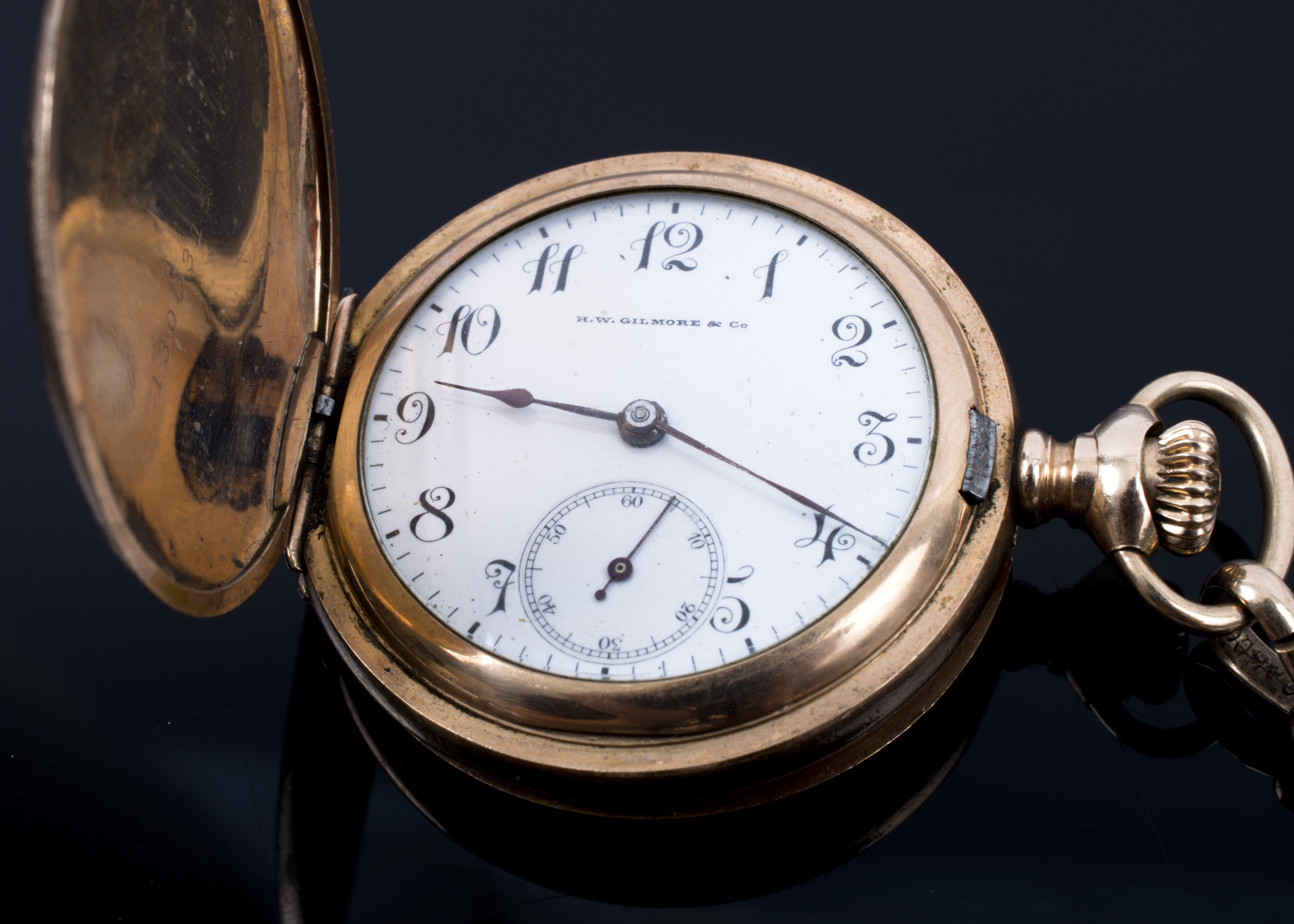 19th Century C.W.C. Co. Hunting Case Pocket Watch