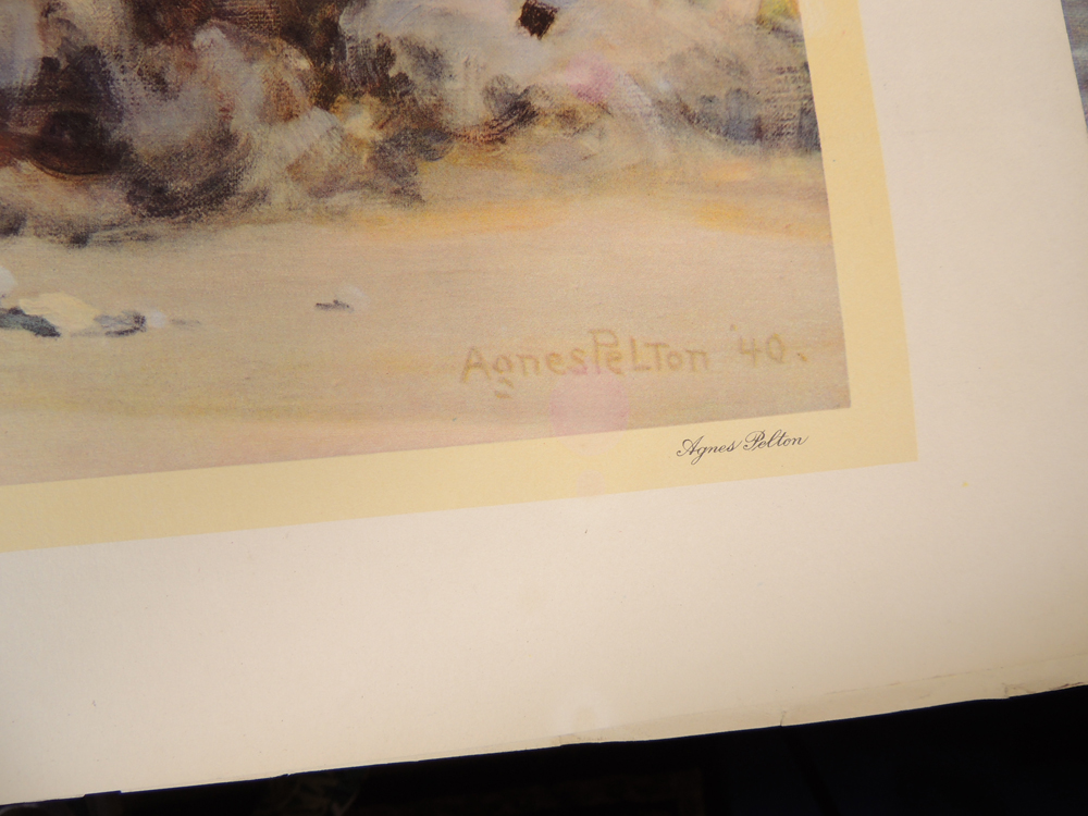 Desert and Ocean Unframed Lithograph Collection