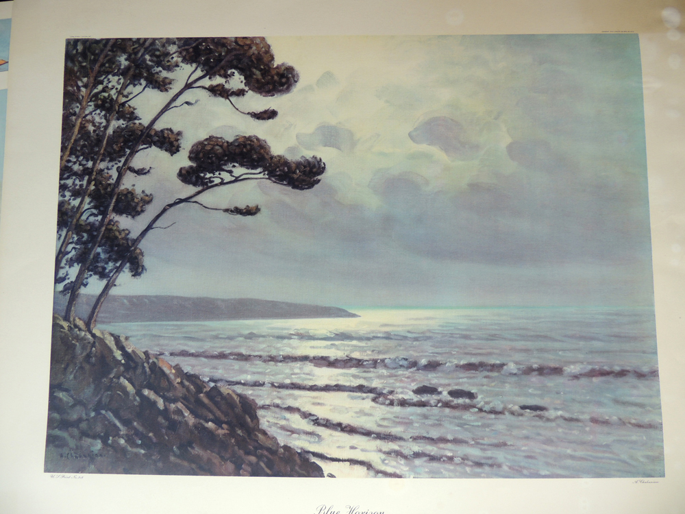 Desert and Ocean Unframed Lithograph Collection