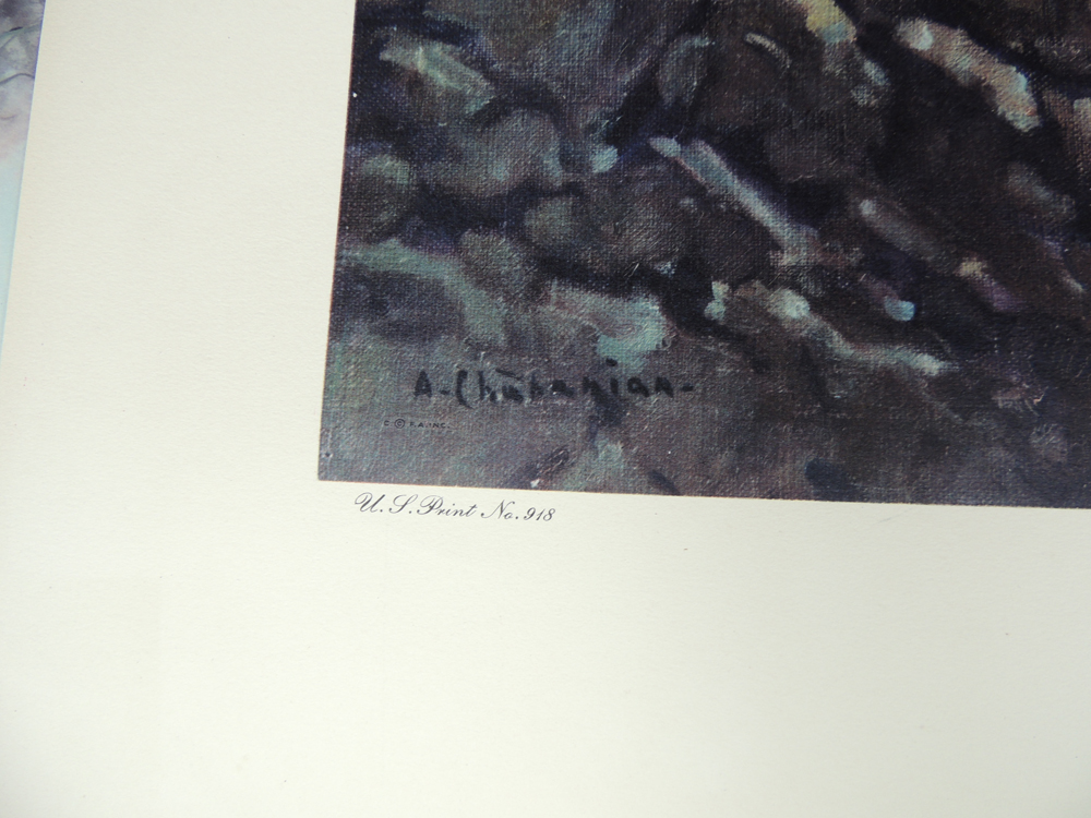 Desert and Ocean Unframed Lithograph Collection