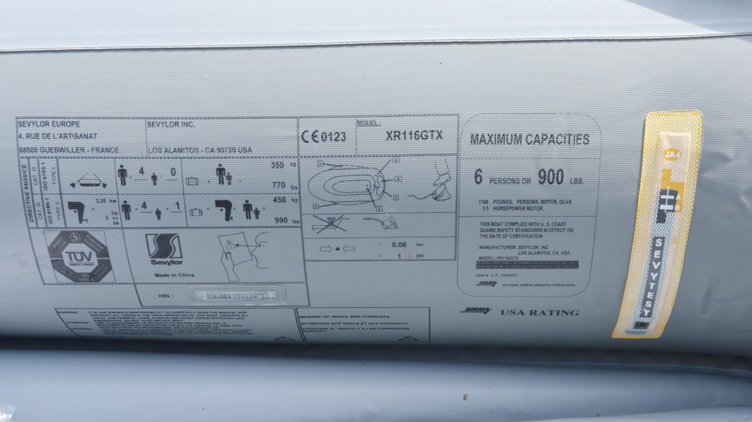 Sevylor Super Caravella Inflatable Six Person Boat