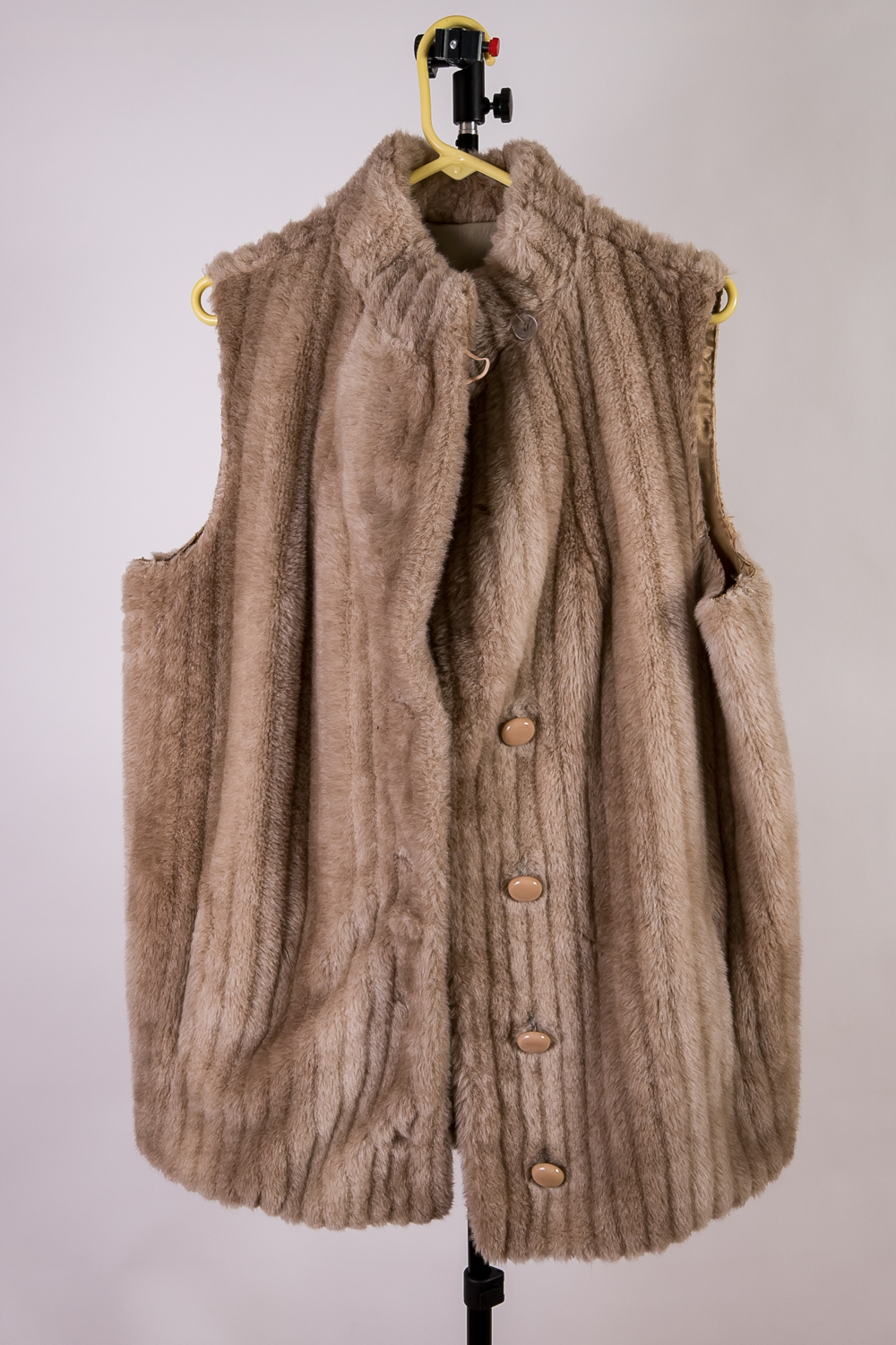 Trio of Vintage Faux Fur Vests