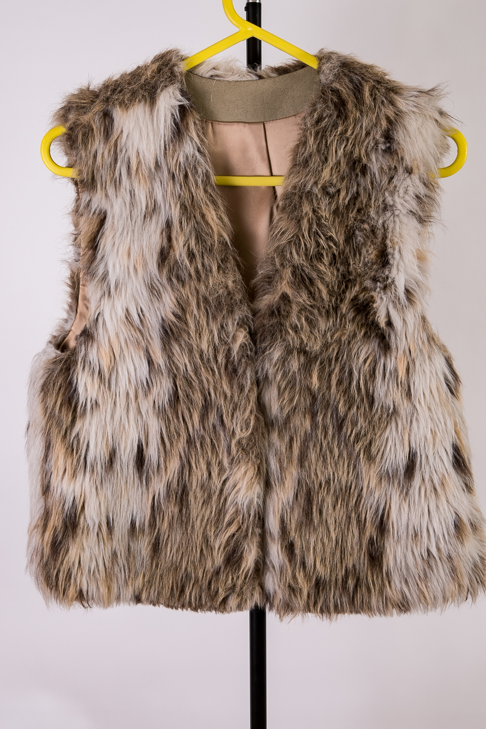 Trio of Vintage Faux Fur Vests