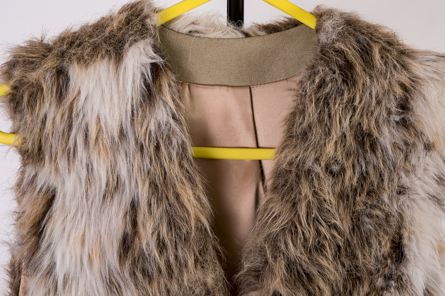 Trio of Vintage Faux Fur Vests