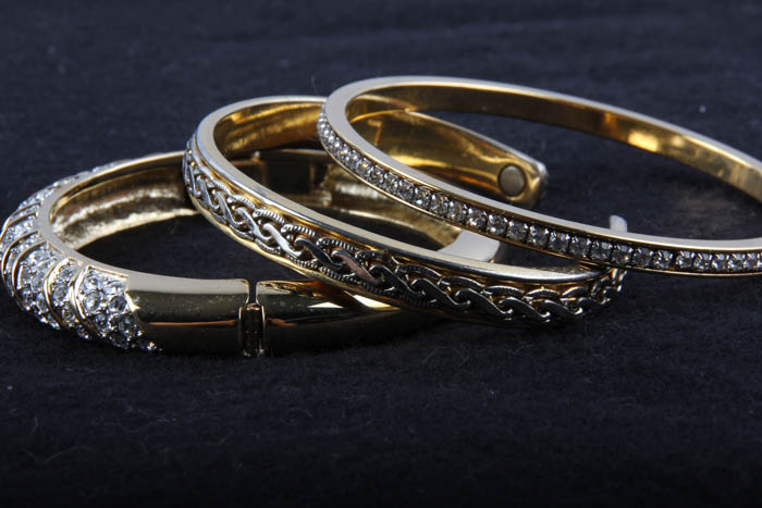 Gold Toned Bracelets