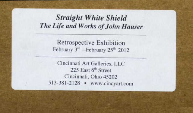 "Hillside with Buildings #1" by John Hauser Original Watercolor