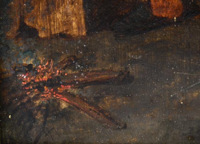 Early 18th Century Tavern Scene on Panel