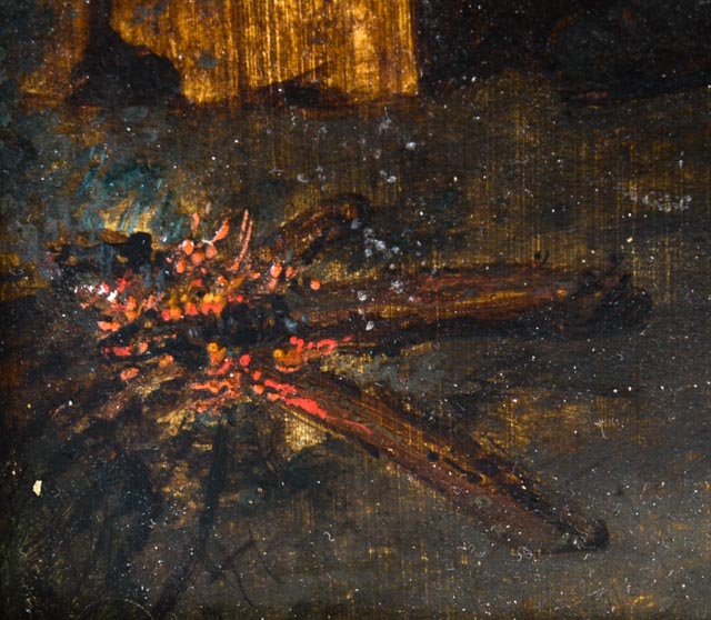 Early 18th Century Tavern Scene on Panel