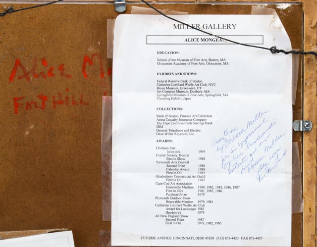 Alice Mongeau Original Oil on Board